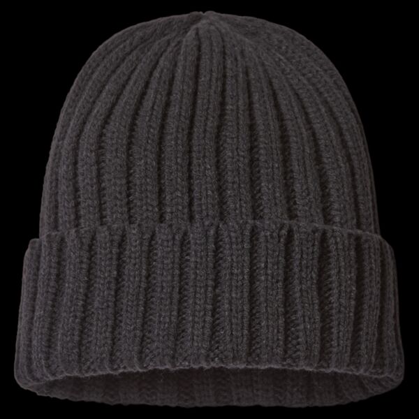 Sustainable Cable Knit Cuffed Beanie Thumbnail